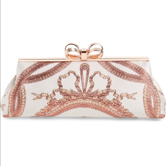 Ted Baker Karlii Versailles Print Frame Clutch - Picture 1 of 8